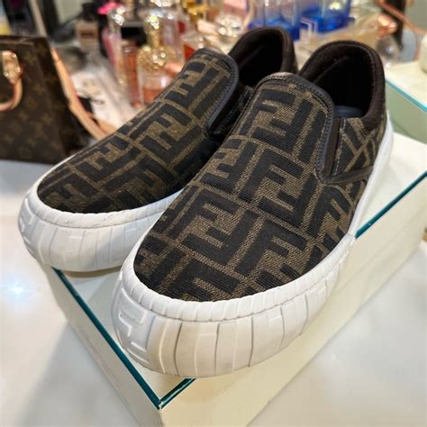 fendi slip ons